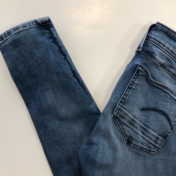 G-Star Lynn Mid Rise Super Skinny Jeans - Picture 4 of 16